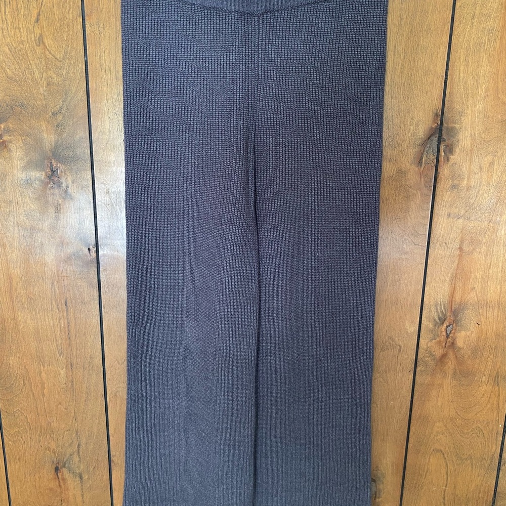 Mayoral Ribbed Knit Pants - Charcoal Gray